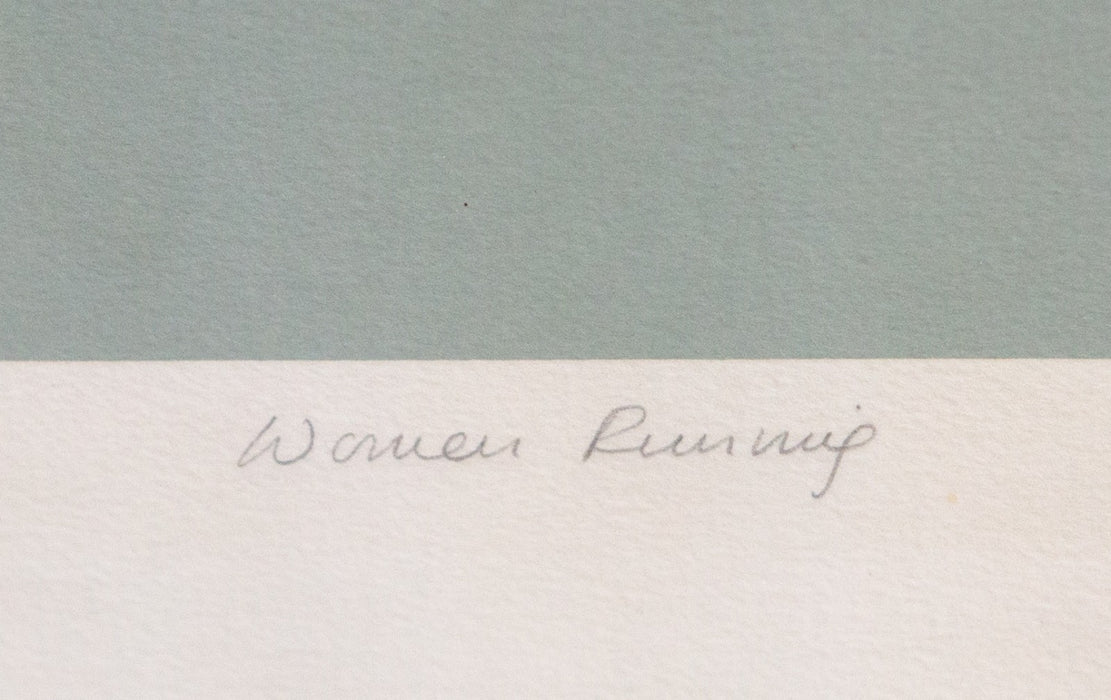 BERYL COOK, 'WOMEN RUNNING', LIMITED EDITION COLOUR PRINT 236/275, SIGNED