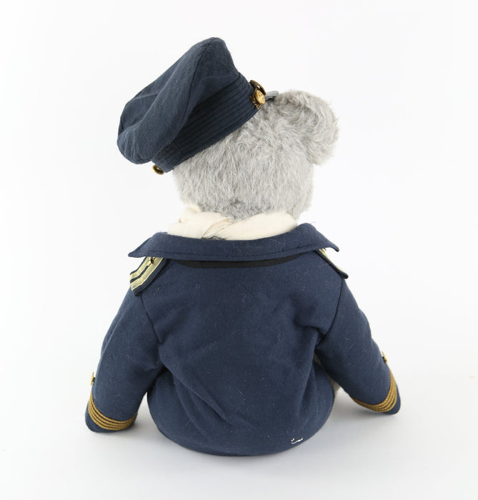 R JOHN WRIGHT - 'BEAR CAPTAIN' LARGE LIMITED EDITION TEDDY BEAR AT SEA 137/250