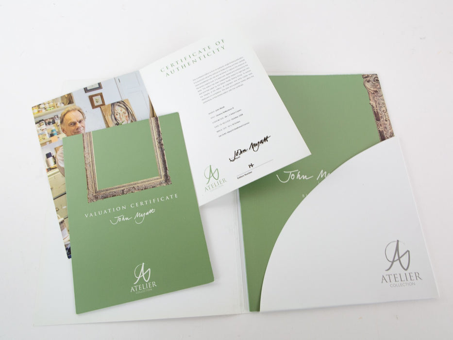 JOHN MYATT, 'GIVERNY REFLECTIONS II', CLAUDE MONET LIMITED EDITION PRINT, SIGNED