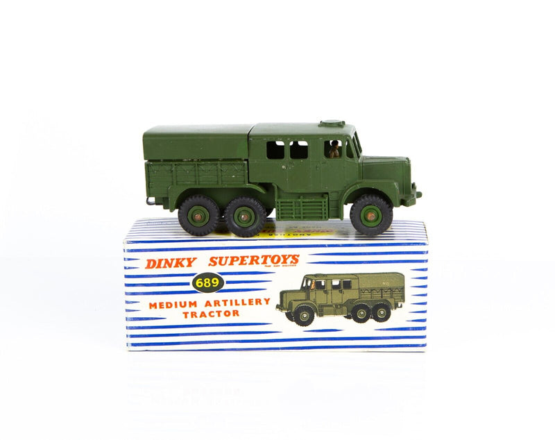 DINKY SUPERTOYS 'MEDIUM ARTILLERY TRACTOR' VINTAGE DIECAST MODEL No. 689 BOXED
