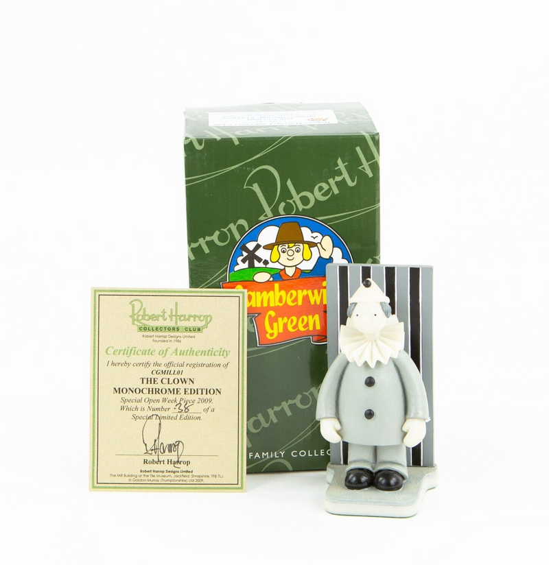 ROBERT HARROP 'THE CLOWN MONOCHROME' CAMBERWICK GREEN FIGURE CGMILL01