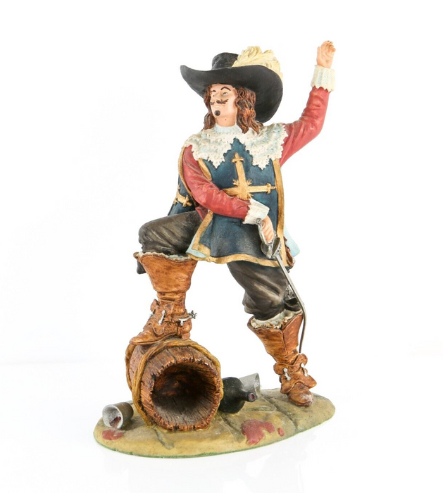 ROYAL DOULTON 'D'ARTAGNAN MUSKETEER' RESIN FIGURE MODEL HN3638