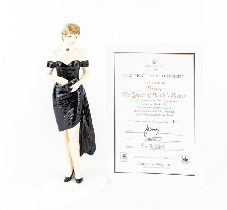 COALPORT 'DIANA, THE QUEEN OF PEOPLE'S HEARTS' LIMITED EDITION FIGURE CW613