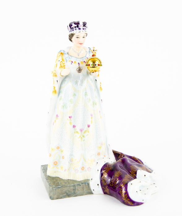ROYAL DOULTON 'QUEEN ELIZABETH II' LIMITED EDITION FIGURE HN3436, BOXED & COA