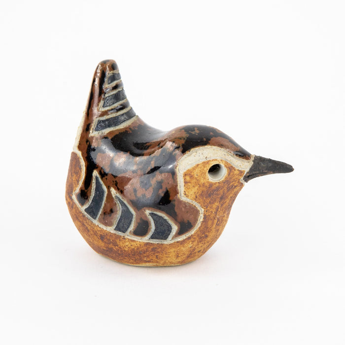 ROSEMARY WREN, OXSHOTT POTTERY - BIRD, 1984 STUDIO ART FIGURE MODEL SCULPTURE
