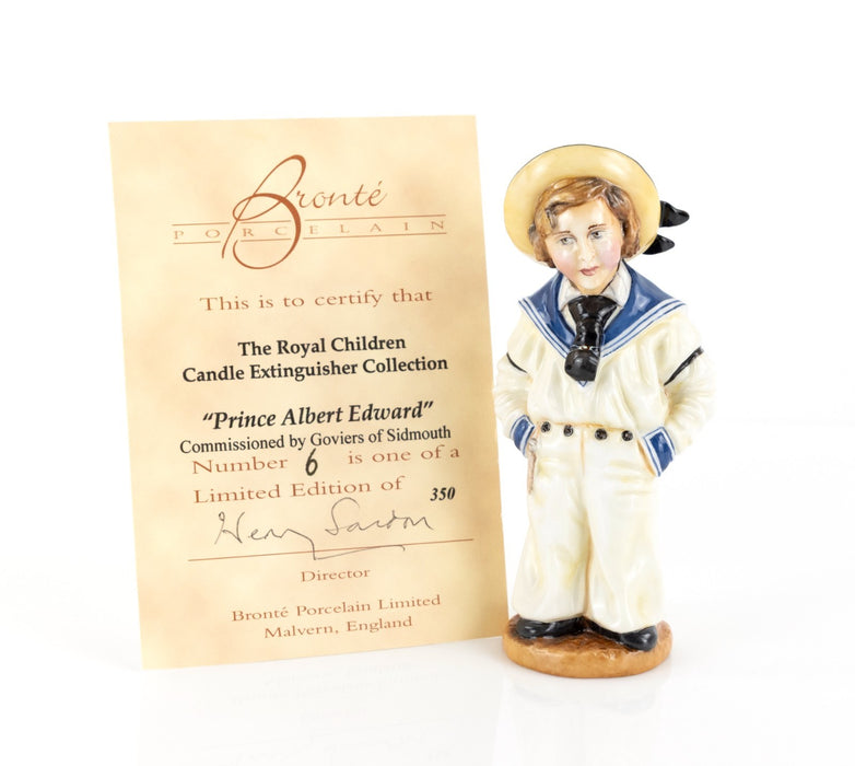 BRONTE - PRINCE ALBERT EDWARD LIMITED EDITION GOVIERS CANDLE SNUFFER & COA