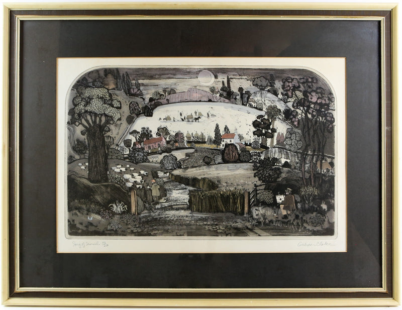 GRAHAM CLARKE, 'SONG OF SAMUEL', LIMITED EDITION ETCHING PRINT 116/250, SIGNED