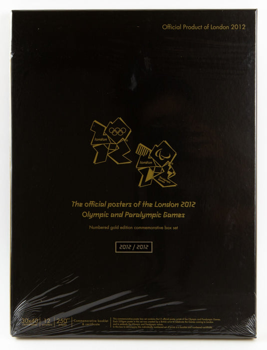 OFFICIAL POSTERS LONDON OLYMPIC PARALYMPIC GAMES SET - EDITION NUMBER 2012/2012