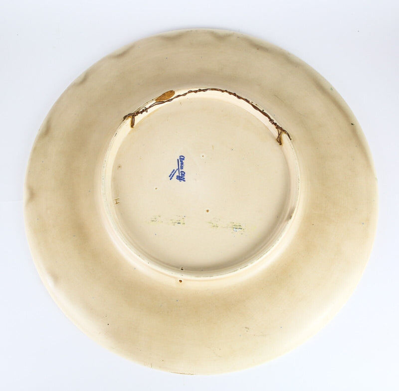 CLARICE CLIFF 'CLOUD FLOWER' LARGE ART DECO WILKINSON NEMESIA CHARGER PLATE DISH