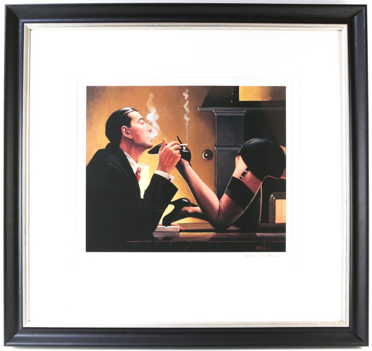 JACK VETTRIANO, 'FETISH', SIGNED LIMITED EDITION PRINT 94/175, FRAMED & COA