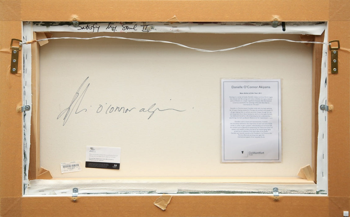 DANIELLE O'CONNOR AKIYAMA, 'SATISFY MY SOUL II', ORIGINAL PAINTING, SIGNED