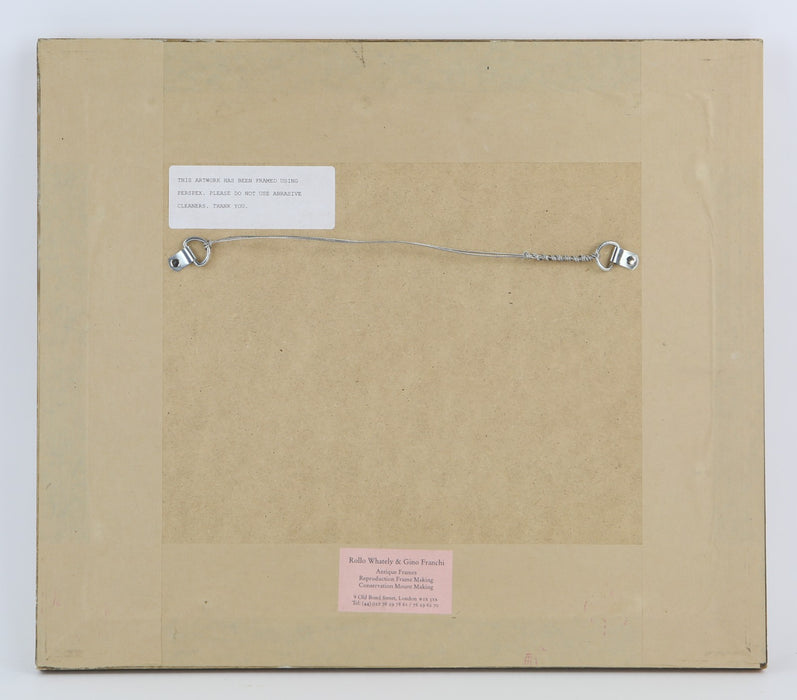 KING CHARLES III / PRINCE OF WALES 'GREEK ISLAND LANDSCAPE' SIGNED PRINT 81/100