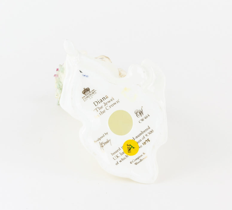 COALPORT 'DIANA, THE JEWEL IN THE CROWN' LIMITED EDITION FIGURE CW464 & COA