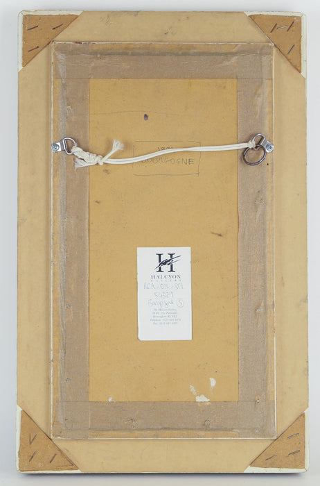 RAYMOND CAMPBELL, BOURGOGNE 1992, STILL LIFE, ORIGINAL OIL PAINTING, SIGNED