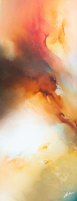 SIMON KENNY, 'WILD HEART I', ABSTRACT CLOUDS, LARGE ORIGINAL OIL PAINTING SIGNED