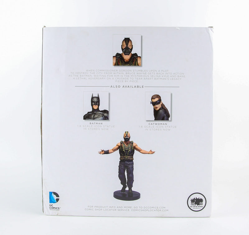 BATMAN, THE DARK KNIGHT RISES - DC COLLECTIBLES BANE 1:6 SCALE ICON STATUE BOXED
