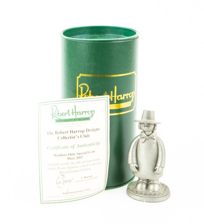 ROBERT HARROP 'PEWTER WINDY MILLER' CAMBERWICK GREEN FIGURE MODEL CG01P, BOXED