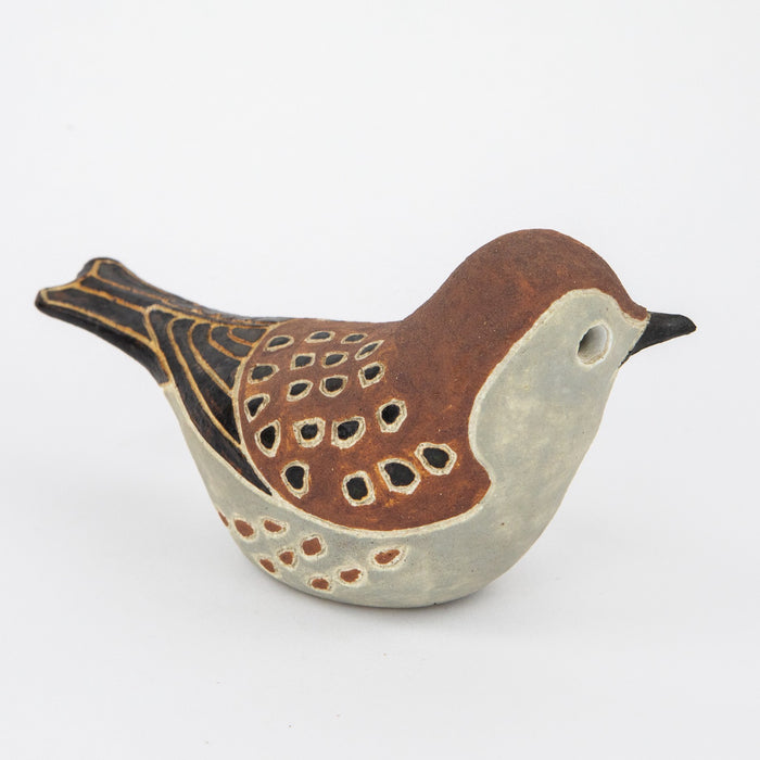 ROSEMARY WREN, OXSHOTT POTTERY - BIRD, 1988 WORKSHOP SAMPLE FIGURE MODEL