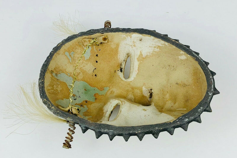 ALASDAIR NEIL MACDONELL STUDIO ART POTTERY IRON FACE MASK WALL PLAQUE