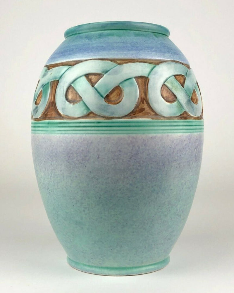 ALBERT HALLAM &amp; MR OWEN for BESWICK POTTERY - c1934 OVOID OVIFORM VASE No.133