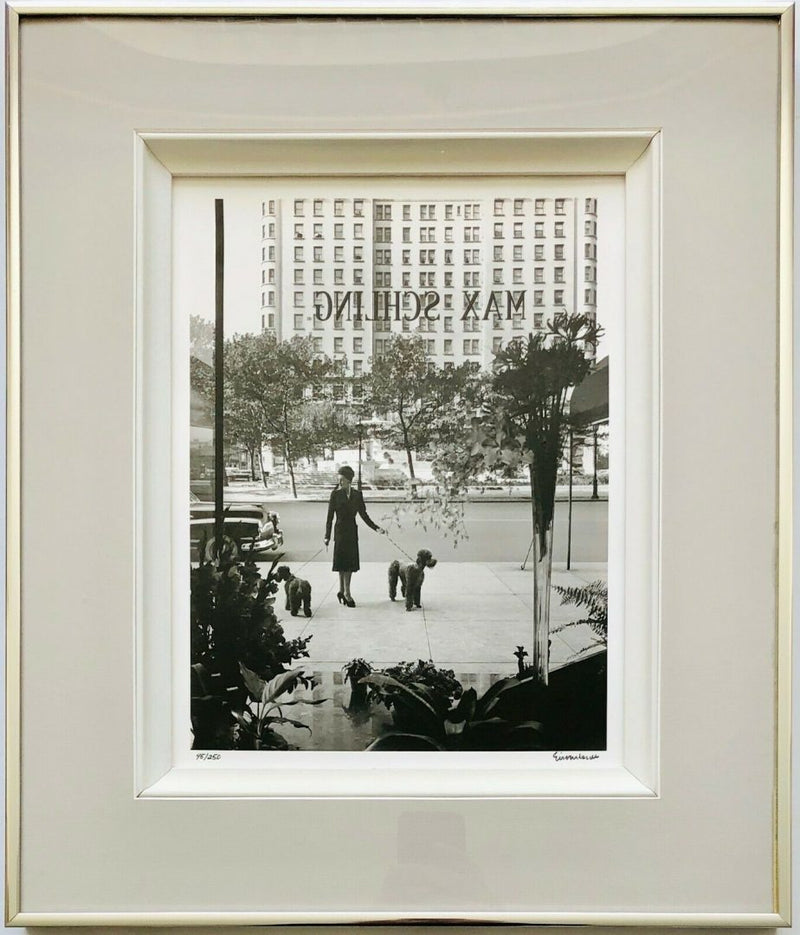 ALFRED EISENSTAEDT, 'MAX SCHLING STORE, FIFTH AVENUE', LIMITED EDITION GELATIN SILVER PRINT, SIGNED