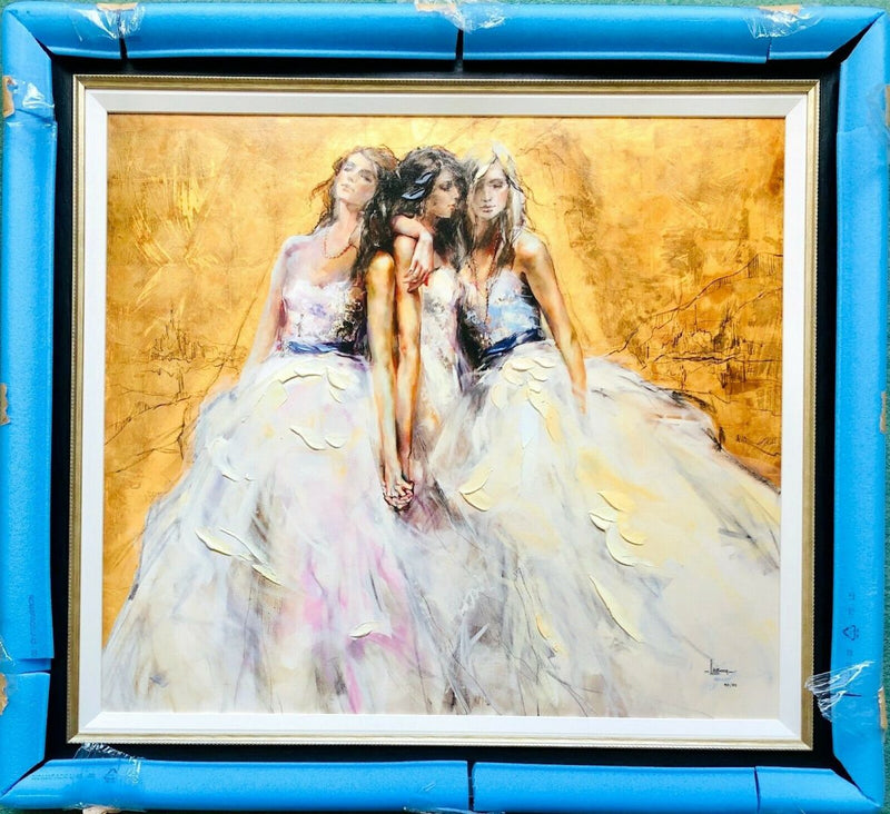 ANNA RAZUMOVSKAYA (RUSSIAN, C20th) -BOND- LIMITED EDITION GIRL LADY PRINT, 40/50