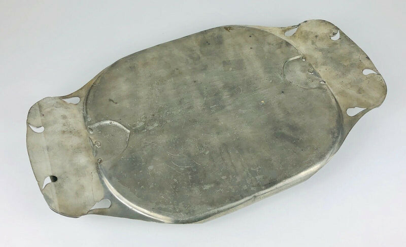 ARCHIBALD KNOX for LIBERTY &amp; Co. - LARGE TUDRIC PEWTER TWIN HANDLED HEART TRAY No. 042