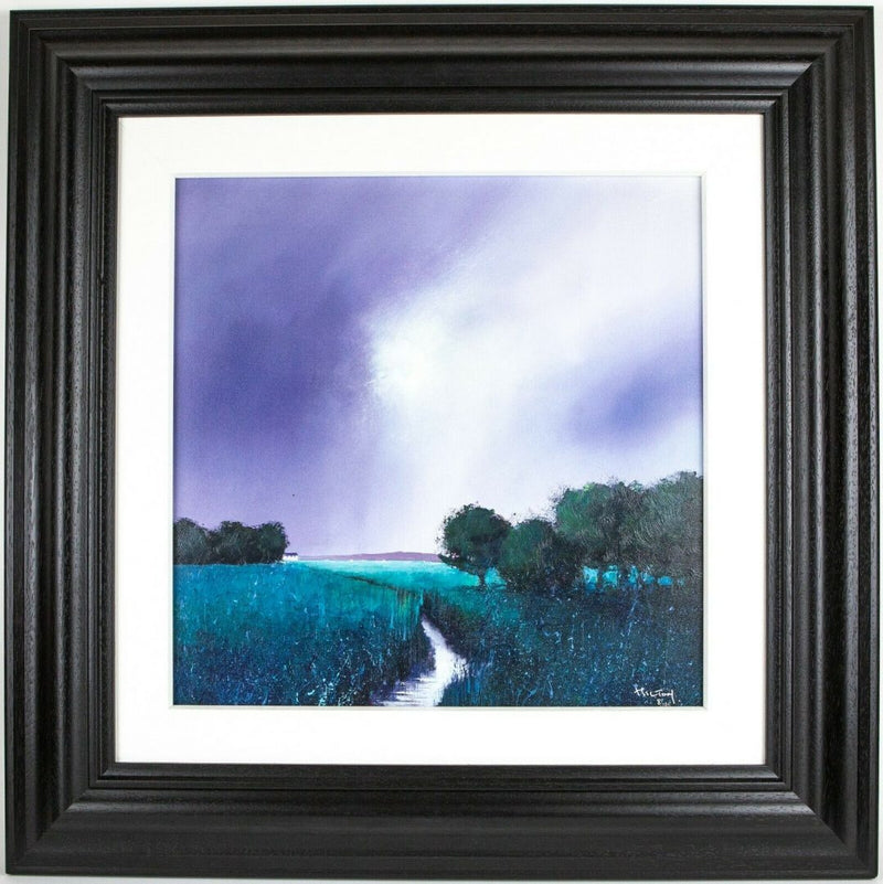BARRY HILTON (BRITISH, b.1941) -EMERALD MEADOW- LIMITED EDITION PRINT, 8/195