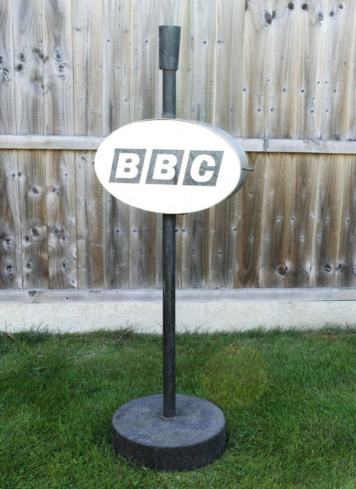B.B.C FREE-STANDING TELEVISION DISPLAY SIGN
