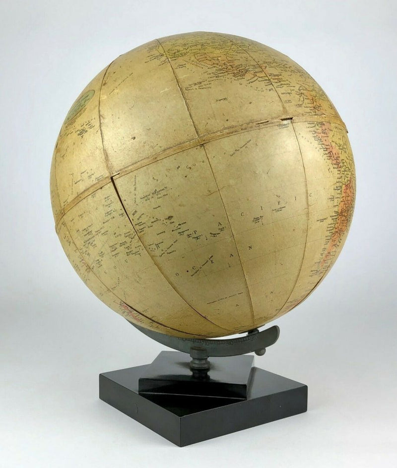 C20th PHILIPS 10" CHALLENGE GLOBE GEOGRAPHICAL TERRESTRIAL MAP &amp; STAND