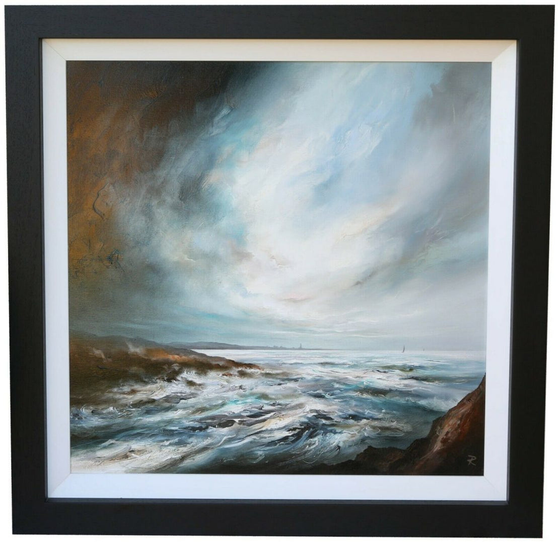 Chris & Steve Rocks (C20Th) -Times Remembered- Large Acrylic On Canvas ...