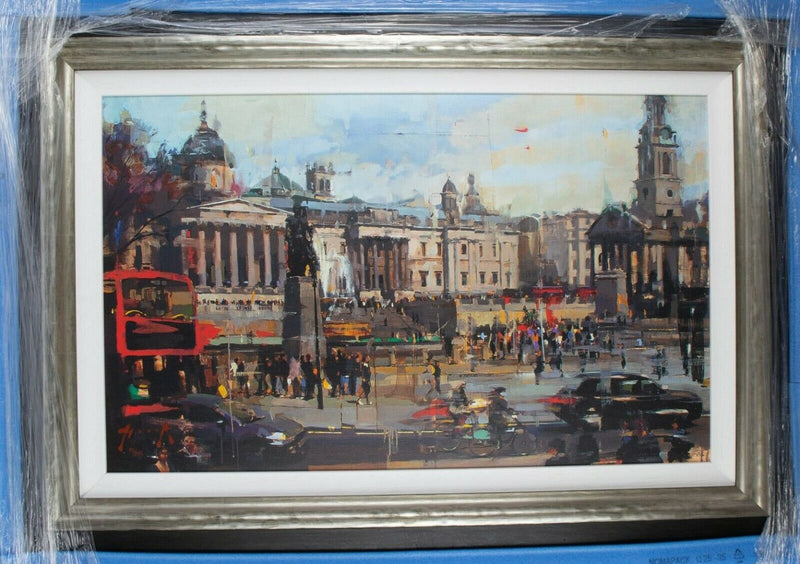 CHRISTIAN HOOK (BRITISH, b.1971) -TRAFALGAR SQUARE- LIMITED EDITION LONDON PRINT, 82/295