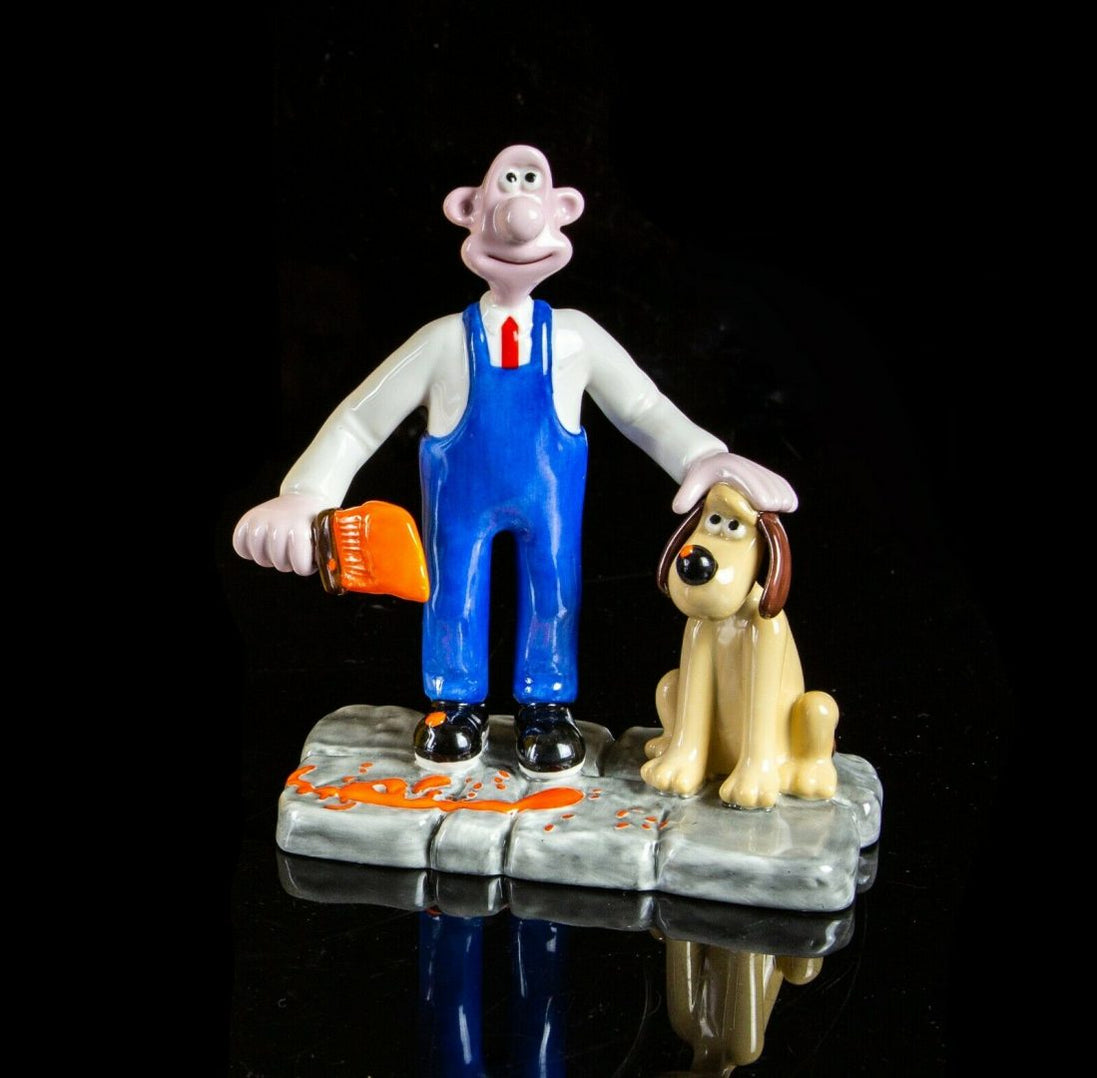 Coalport Characters -Ready For Takeoff- Wallace & Gromit Series Figure ...