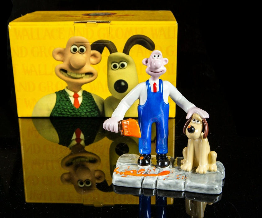 COALPORT CHARACTERS -READY FOR TAKEOFF- WALLACE &amp; GROMIT SERIES FIGURE MODEL