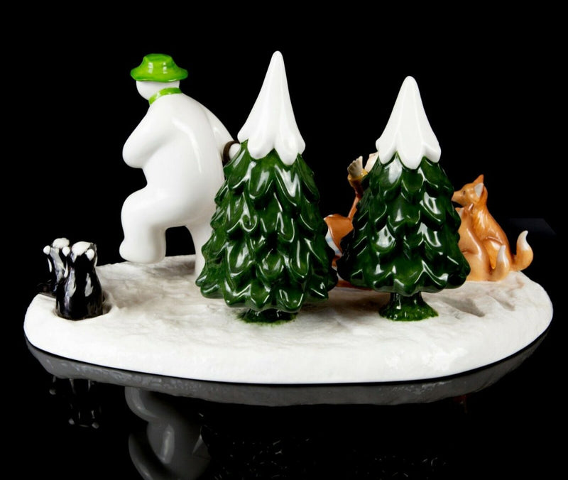 COALPORT CHARACTERS -WINTER FUN- LIMITED EDITION SNOWMAN CHRISTMAS FIGURE, BOXED