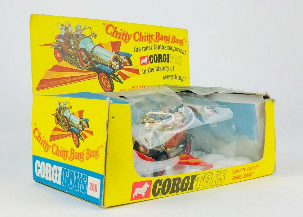 CORGI TOYS -CHITTY CHITTY BANG BANG No. 266- VINTAGE 1967 MODEL, BOXED &amp; FIGURES