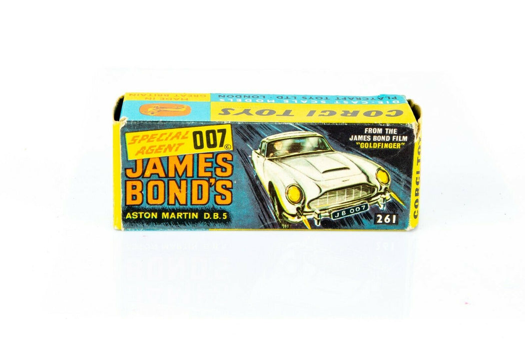 CORGI TOYS -JAMES BOND ASTON MARTIN DB5 No. 261- VINTAGE 007 MODEL, BOXED