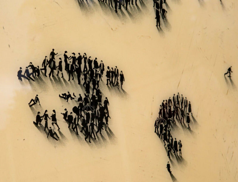 CRAIG ALAN (AMERICAN, b.1971) -ELVIS THE KING III- ORIGINAL MIXED MEDIA, SIGNED