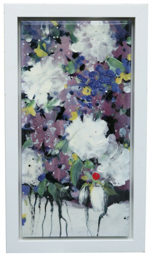 DANIELLE O'CONNOR AKIYAMA (BRITISH, C20th) -POSTERITY II- LIMITED EDITION FLORAL PRINT &amp; COA