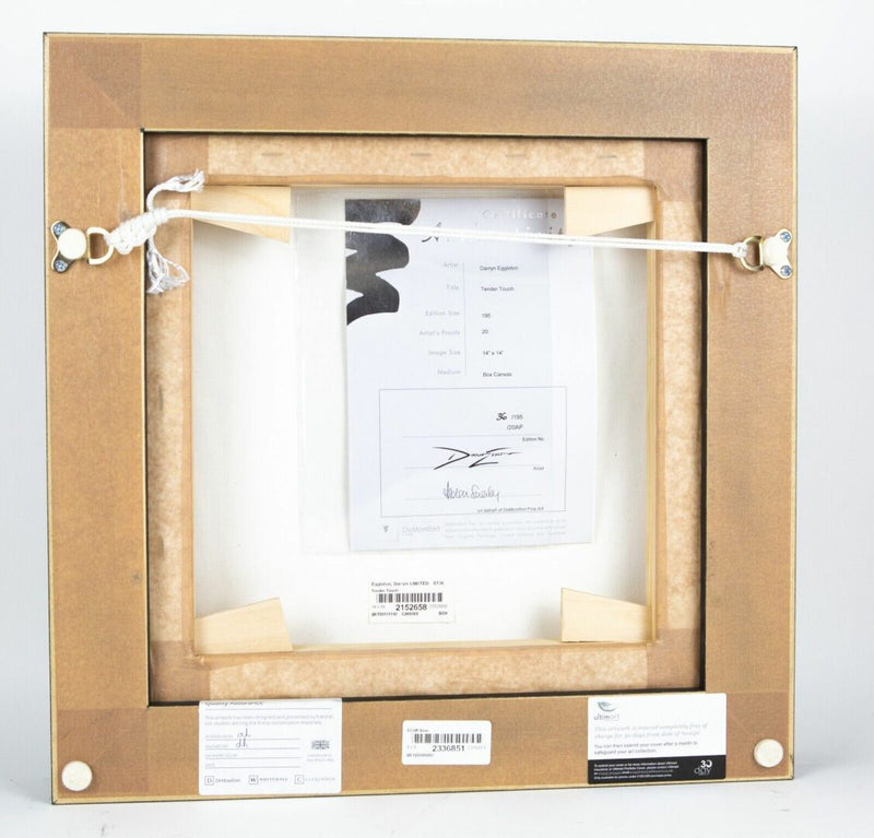 DARRYN EGGLETON (b.1981) -TENDER TOUCH- ZEBRAS LIMITED EDITION PRINT 36/195 & COA