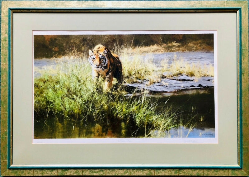 DAVID SHEPHERD 'BANDIPUR TIGER' LIMITED EDITION PRINT 33/350, SIGNED