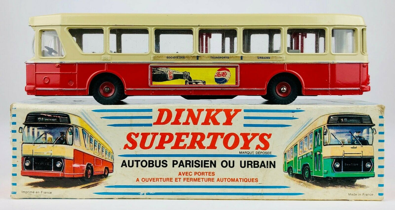 DINKY SUPERTOYS : Autobus parisien ou urbain avec ses portes, à DINKY SUPERTOYS : Autobus parisien ou urbain avec ses portes, à