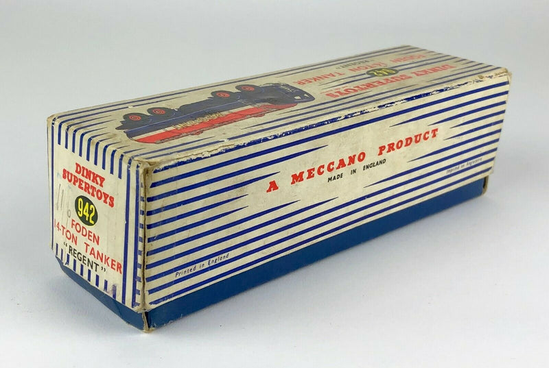 DINKY SUPERTOYS - FODEN 14-TON REGENT TANKER, No. 942- MODEL LORRY TRUCK WAGON, BOXED