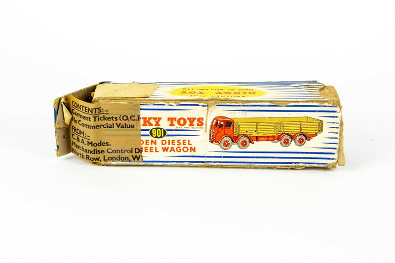 DINKY TOYS -FODEN DIESEL 8 WHEEL WAGON No. 901- VINTAGE VAN LORRY MODEL, BOXED