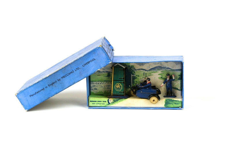 DINKY TOYS -RAC HUT MOTOR CYCLE PATROL &amp; GUIDES- MODEL A2064 GIFT SET 43, BOXED
