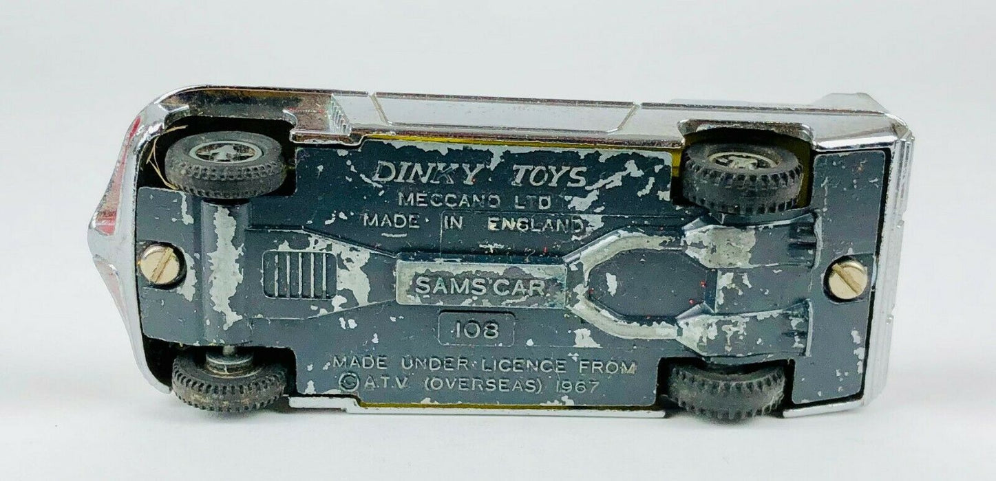 DINKY TOYS -SAM'S CAR No. 108- VINTAGE GERRY ANDERSON JOE 90 MODEL CAR -BOXED-