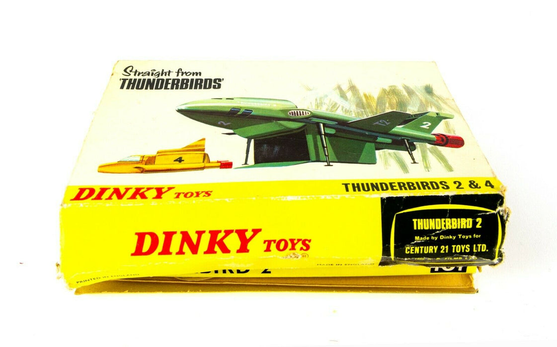 DINKY TOYS -THUNDERBIRDS 2- VINTAGE GERRY ANDERSON MODEL No. 101, BOXED &amp; TRAY