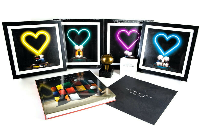 DOUG HYDE (BRITISH, b.1972) -BOX OF LOVE- LIMITED EDITION SCULPTURE PRINT SET
