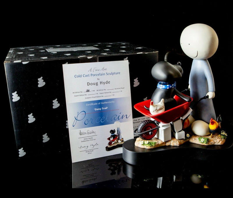 DOUG HYDE (BRITISH, b.1972) -DAISY TRAIL- LIMITED EDITION SCULPTURE 380/595 &amp; COA