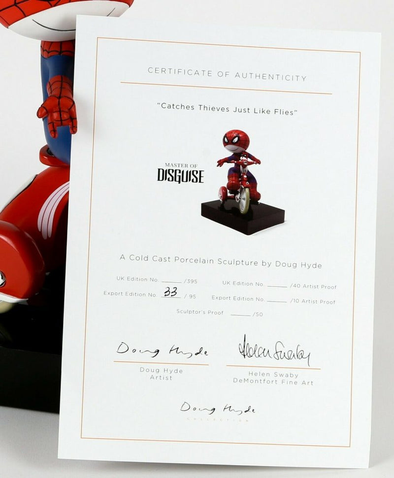 DOUG HYDE (BRITISH, b.1972) -CATCHES THIEVES JUST LIKE FLIES- LIMITED EDITION SCULPTURE